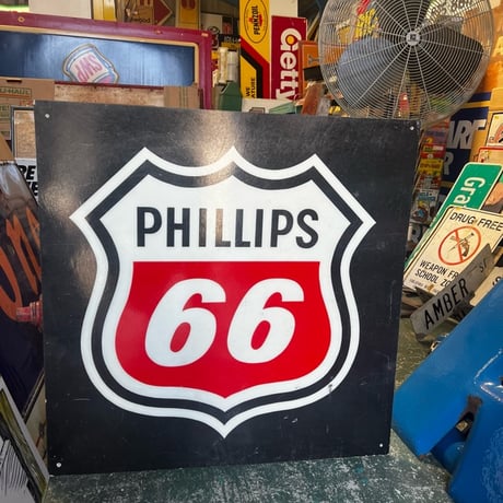 Vintage PHILLIPS66 プラスチック 看板 19-302