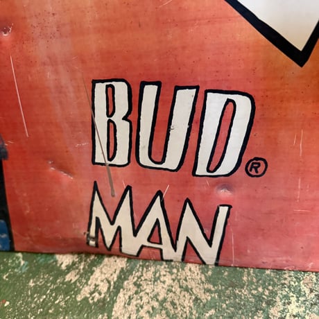 Vintage Budweiser “BUD MAN” Recycling Center 大型看板 21-257
