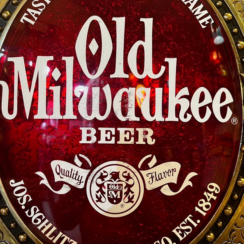 Vintage Old Milwaukee BEER SIGN 17-321 | BigBea