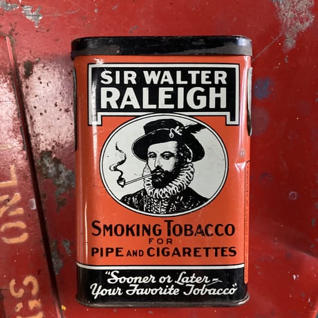 Sir Walter Raleigh　ヴィンテージ　タバコ缶　16-2-6