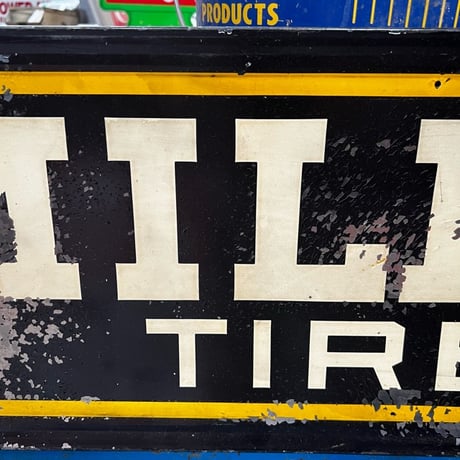 Vintage MILLER TIRES 看板　1940’ｓ