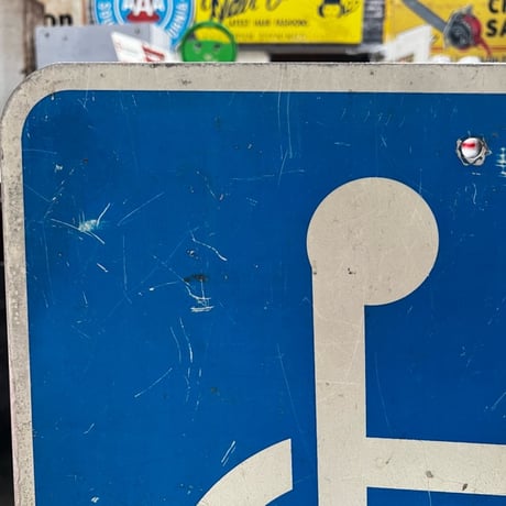 Vintage Handicapped 道路標識 10-s-127