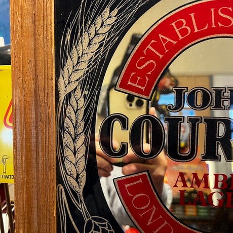 Vintage パブミラー JOHN COURAGE BEER 19-47