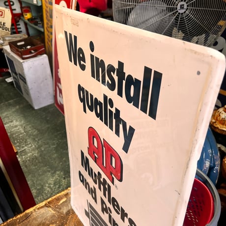 Vintage AP Mufflers sign 18-97