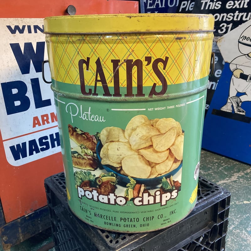 CAIN′S ヴィンテージ ポテトチップス缶 12-267 | BigBear Online CAIN′S ヴィンテージ ポテトチップス缶 12-267 | BigBear Online