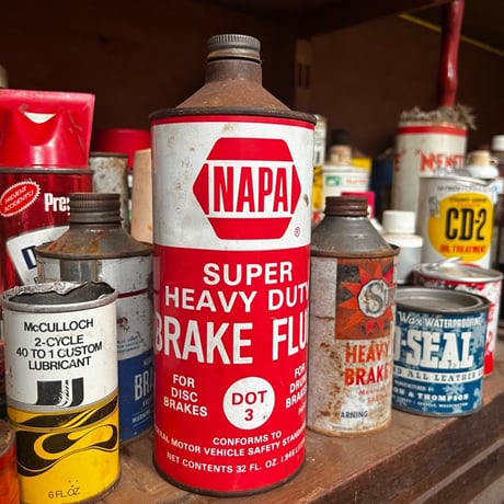 Vintage NAPA BRAKE OIL CAN 16-c-34