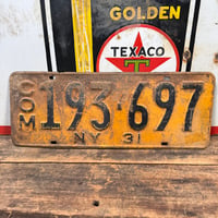 【希少!!】Vintage License Plate ニューヨーク州　18-144-1