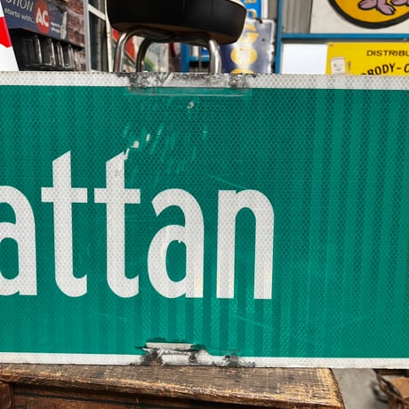 Vintage Grattan St 両面 SIGN 道路標識 19-108-117