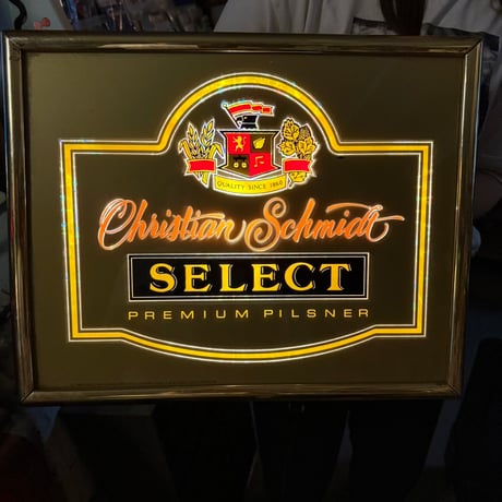 Vintage Christian Schmidt SELECT PREMIUM PILSNER ライト 20-119