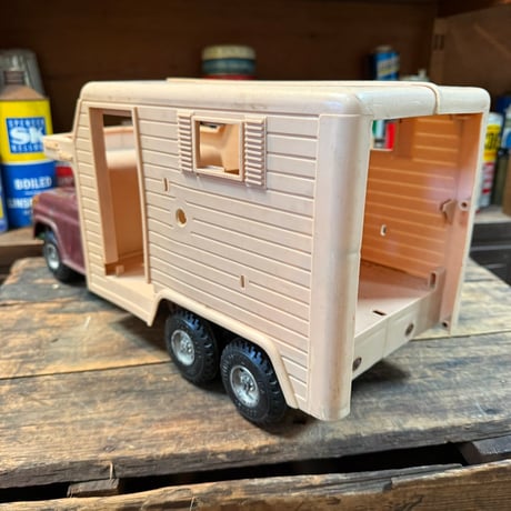 Vintage Buddy L Stables Horse Transport Trailer ミニカー 16-294