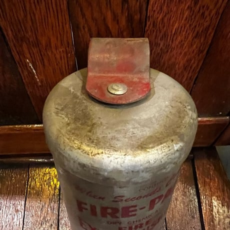 Vintage 1955 FIRE-PAK ドライケミカル消火器 16-2-33