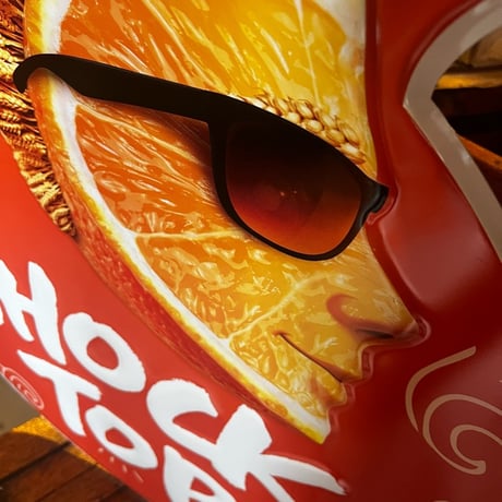 Vintage SHOCK TOP BEER ブリキ エンボス 看板 17-301-1
