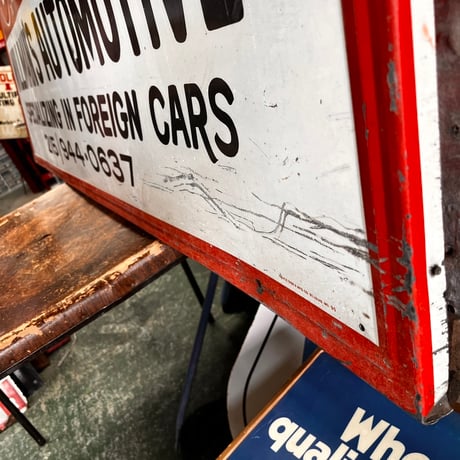 Vintage Kendall motor oil 大型 看板　18-190