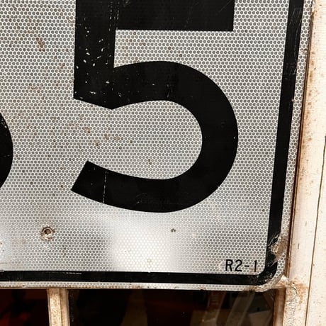 Vintage ロードサイン SPEED LIMIT 35 18-54-1