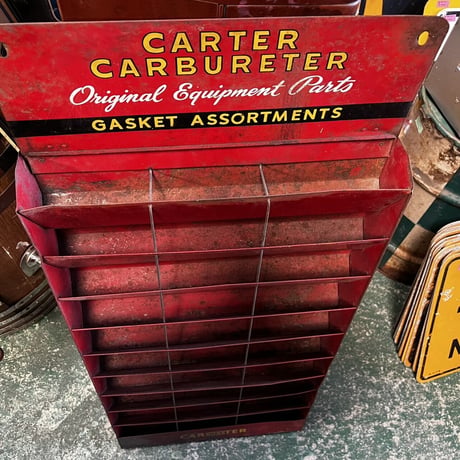 ヴィンテージ　ウォールラック　CARTER　CARBURETER　15-400