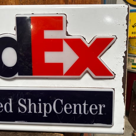 Vintage FedEx Display Light Sign  17-30
