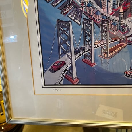 Vintage San Francisco Poster Ed Teitcher 10-191