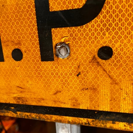45M.P.H　ヴィンテージ　ロードサイン　道路標識　18-81-15