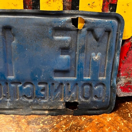 Vintage License Plate コネチカット州　19-107-5
