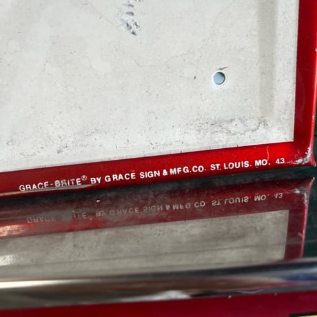 Vintage FIRESTONE SIGN 縦 18-154
