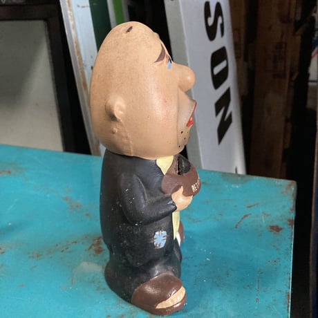 ヴィンテージ　RETIREMENT FOUND　セラミック　貯金箱　15-193-1