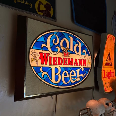 Vintage WIEDEMANN BEER ライト 19-226