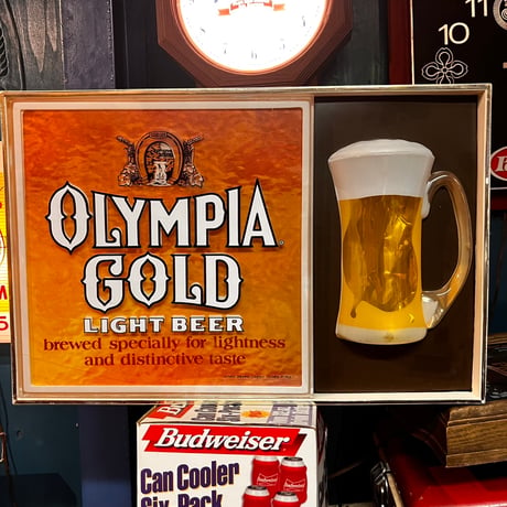 Vintage OLYMPIA GOLD ライトサイン 19-370