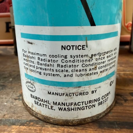 Vintage BARDAHL OIL CAN 20-200-13
