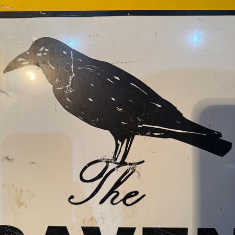 Vintage RAVEN 両面看板 17-362-13