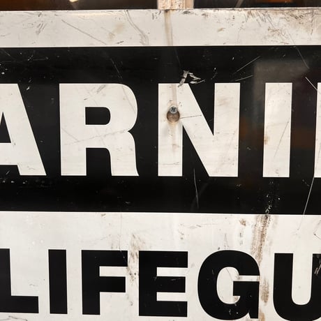 Vintage WARNING SIGN 道路標識 19-111-3