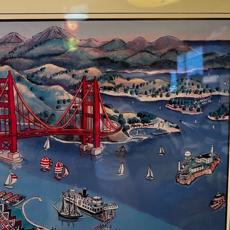 Vintage San Francisco Poster Ed Teitcher 10-191