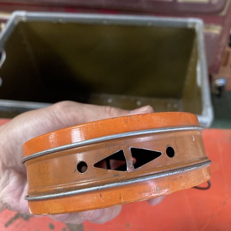 miracle BRAND HANG-UP CONTAINER ヴィンテージ　両面　ブリキ缶　14-451-1