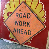 ヴィンテージ　大型ロードサイン　道路標識　11-301-35
