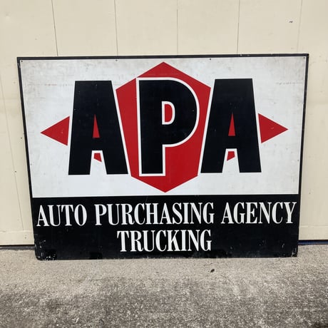 APA　ヴィンテージ　大型看板　15-277