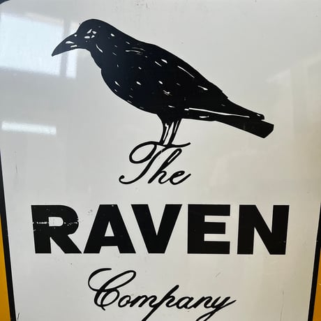 Vintage RAVEN Company 両面 SIGN 17-362-10