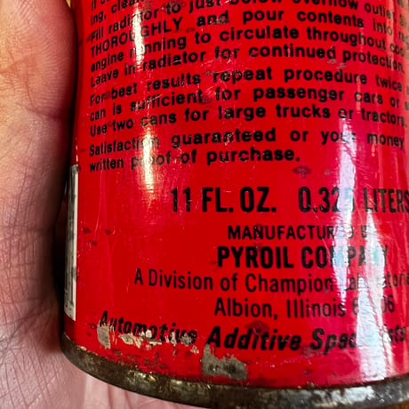 Vintage PYROIL CAN 16-c-16