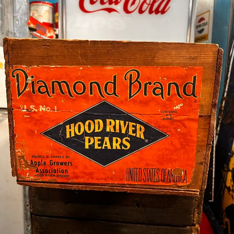 Vintage Diamond Brand WoodCrate 20-430
