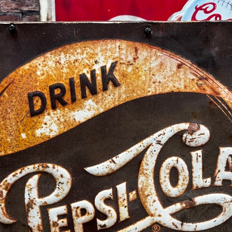Vintage PEPSI COLA SIGN 17-134