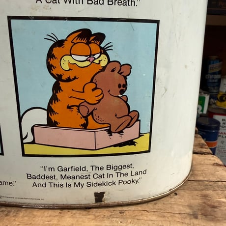 Vintage GARFIELD トラッシュ缶 20-83-9