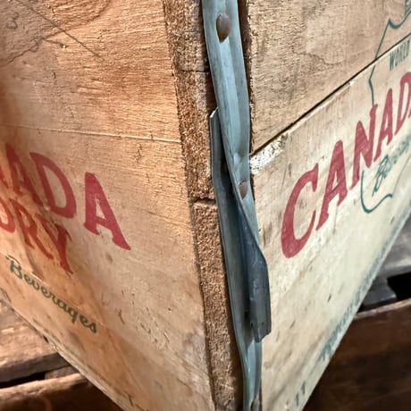 Vintage CANADA DRY 木箱 20-37-1