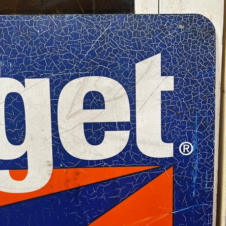 Vintage Budget Truck Rental 両面看板　17-364