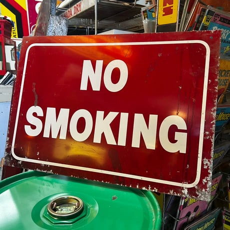 Vintage NO SMOKING SIGN 19-108-44