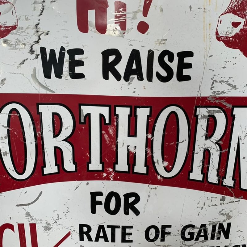 Smith-Douglass ボーデン　ヴィンテージ看板 Smith-Douglass ボーデン ヴィンテージ看板