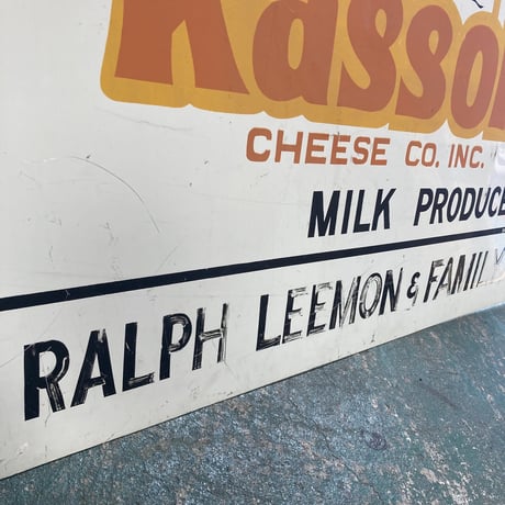 Vintage Kasson 大型 両面看板 14-216