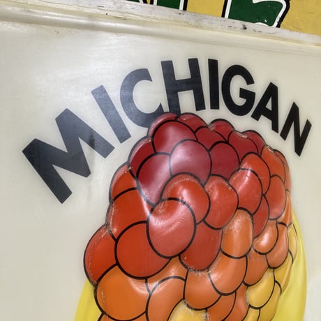 MICHIGAN LOTTERY　ヴィンテージ　プラスチック看板　16-241-2