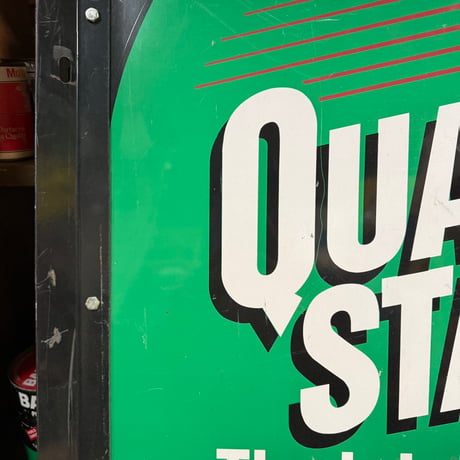 Vintage QUAKER STATE 両面看板 19-108-131