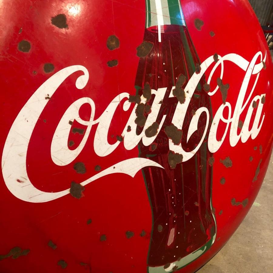 Coca-Cola コカ・コーラ ヴィンテージ ボタンサイン 看板 1950s Coca-Cola コカ・コーラ ヴィンテージ ボタンサイン 看板 1950s