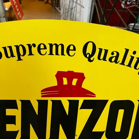 Vintage PENNZOIL 両面 看板 P-2