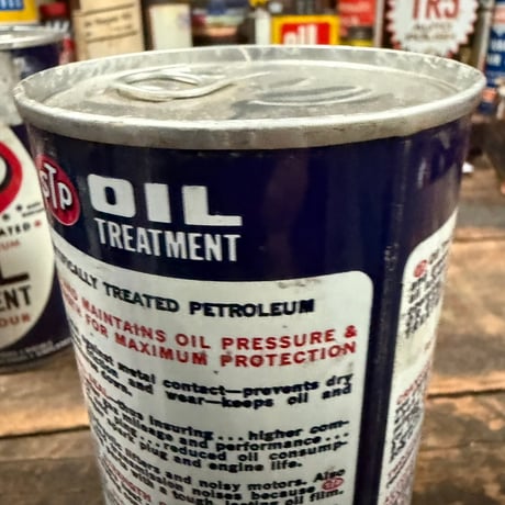 Vintage STP OIL CAN (中身入り) 17-77-14