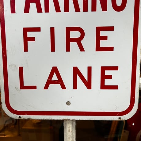 Vintage NO PARKING SIGN 18-31